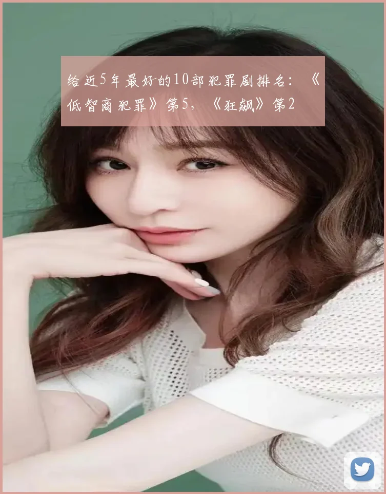 给近5年最好的10部犯罪剧排名:《低智商犯罪》第5,《狂飙》第2